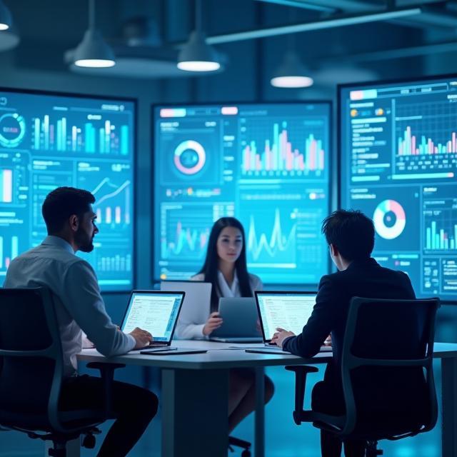 Equipo de TalentoGest analizando métricas